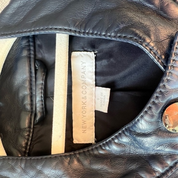 Soft Blue Biker Jacket by NYCo - Picture 6 of 8